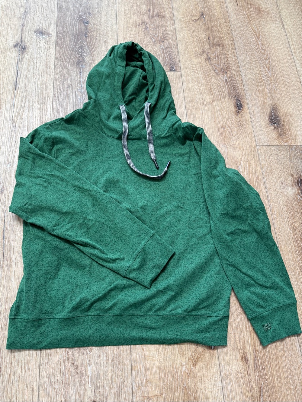 Albion Fit Women's Green Hooded Pullover Sweatshirt
